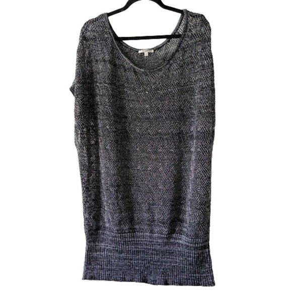 Dalia Collection Gray Knit Top - Picture 1 of 9